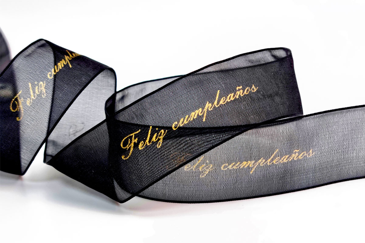cintas organza