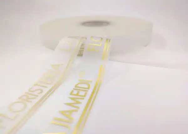elastico de silicona transparente impresa